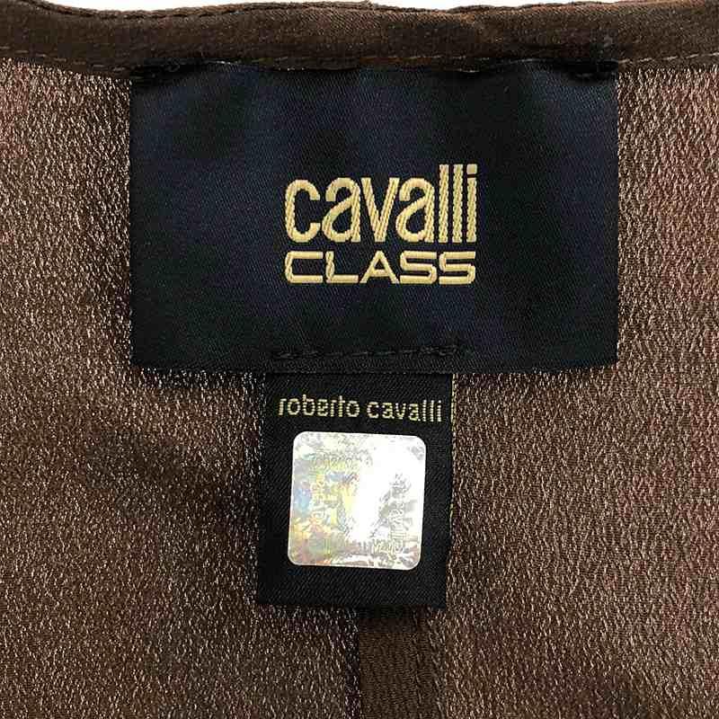 CLASS Roberto Cavalli / クラスロベルトカヴァリ | シルク混 Vネック 