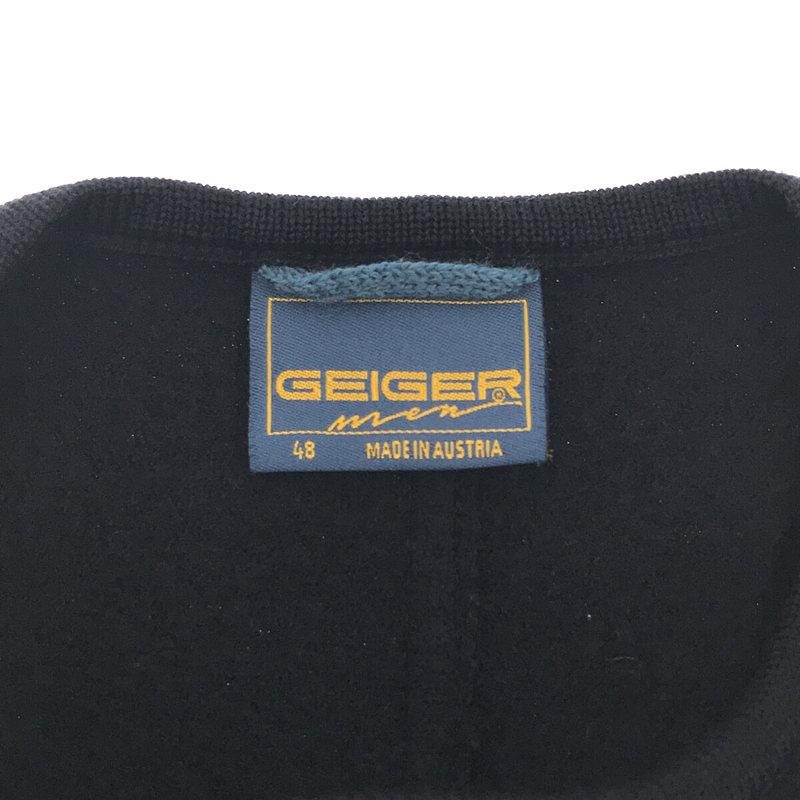 【美品】  VINTAGE / ヴィンテージ 古着 | GEIGER ガイガー オーストラリア製 縮絨 ウール チロリアン ノーカラー ジャケット | 48 | ネイビー | メンズ｜kldclothing｜06