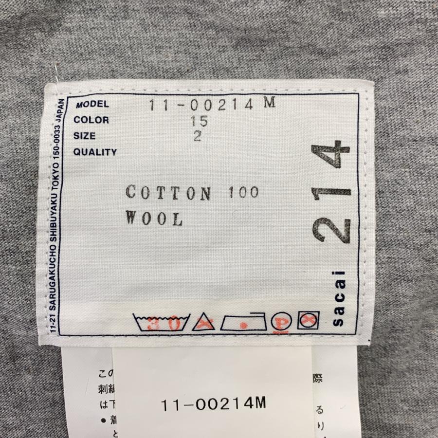 sacai / サカイ ノルディック柄 刺しゅう ニットドッキング ロングスリーブTシャツ | sacai | 04