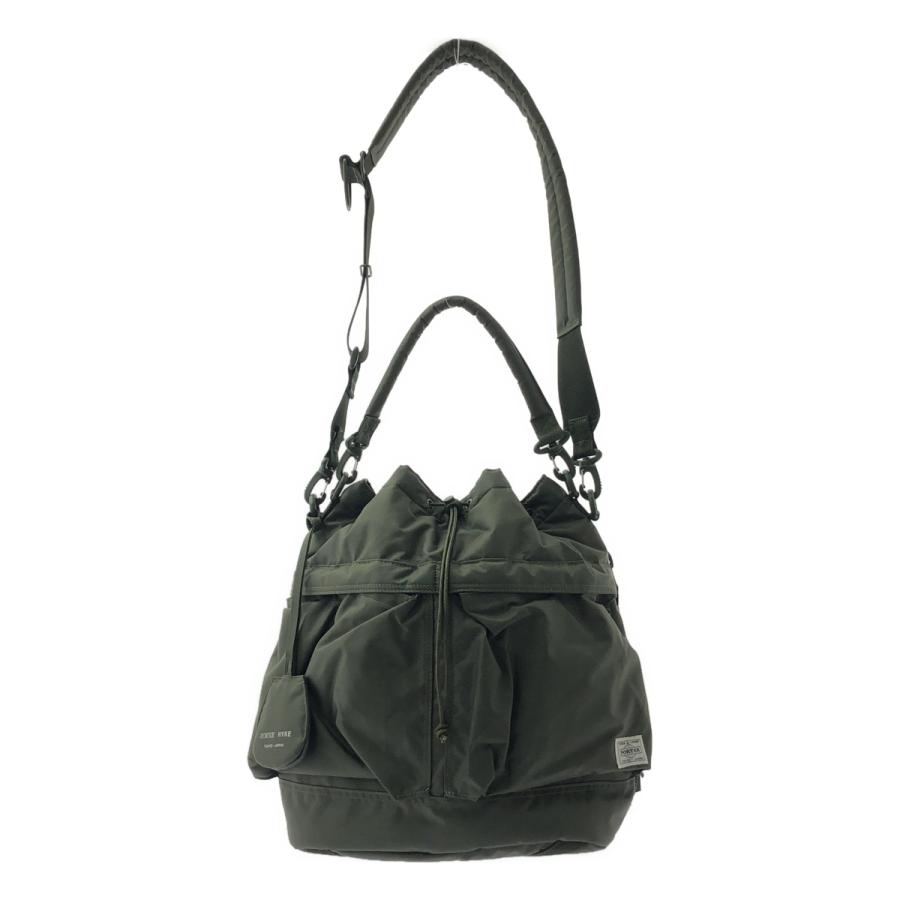【美品】  PORTER / ポーター | 2022AW | ×HYKE ハイク / 2way TOOL BAG LARGE TEFOX ツール バッグ ラージ | ブラック | メンズ HYKE（ハイク） 【美品】 | 2022AW | ×PORTER / ポーター 2WAY TOOL