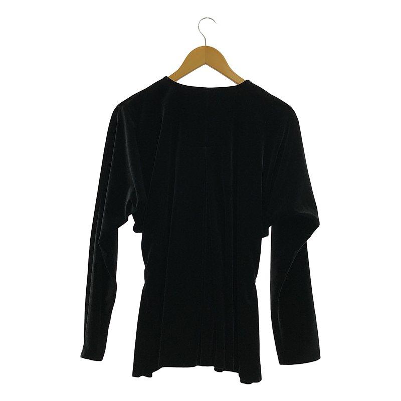 foufou / フーフー | 【THE DRESS #25】セットアップ velour button blouse / skirt ブラウス スカート | 1 | ブラック | レディース foufou / フーフー | 【THE DRESS #25】セットアップ velour