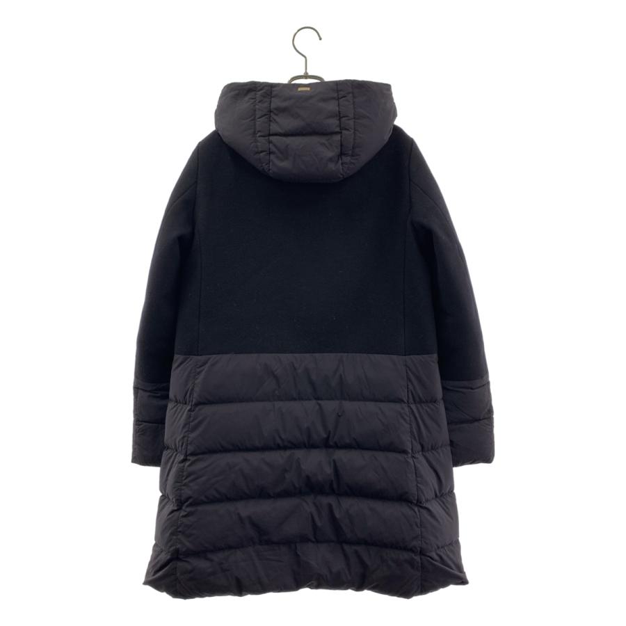 【美品】HERNO ヘルノ ダウンコート 異素材切替 ブラック 38 イタリア製 HERNO（ヘルノ） 2way 異素材切替 ダウン ロングコート : KLD ヤフー