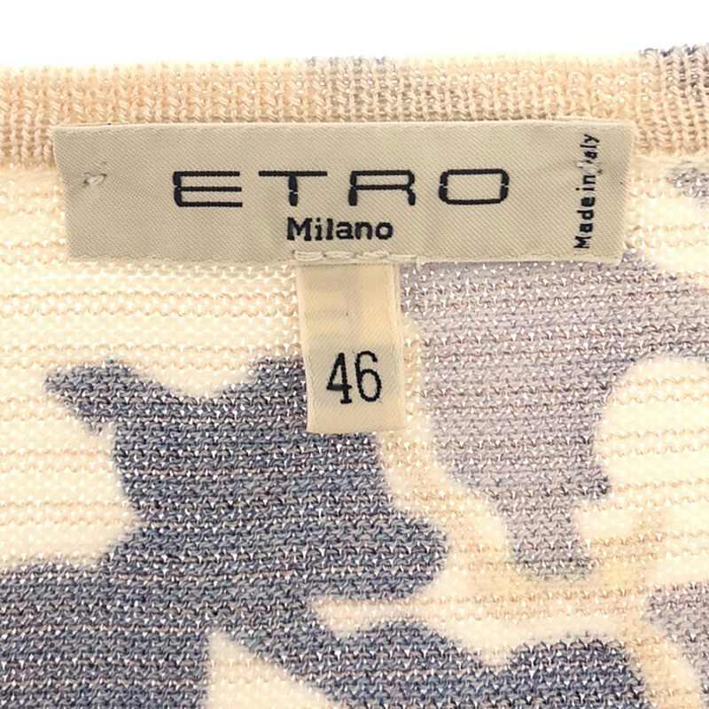 ETRO / エトロ | フラワープリント フレアTシャツ | 46 | マルチカラー | レディース｜kldclothing｜05