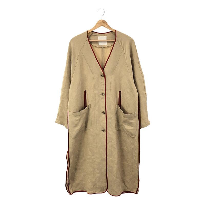 CLANE / クラネ | 2021SS BOTANICALS JACQUARD DRESS COAT ボタニカル 