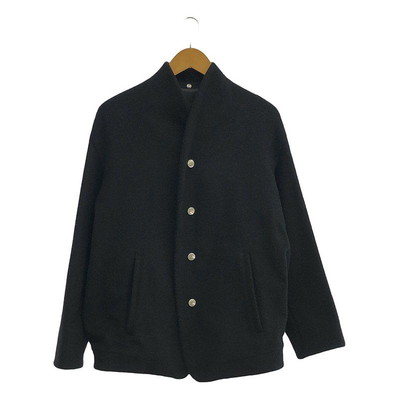 the sakaki / ザサカキ | ウール ショールカラー ハーフコート | ブラック | メンズ the Sakaki（ザ サカキ） | ウール ショールカラー ハーフコート