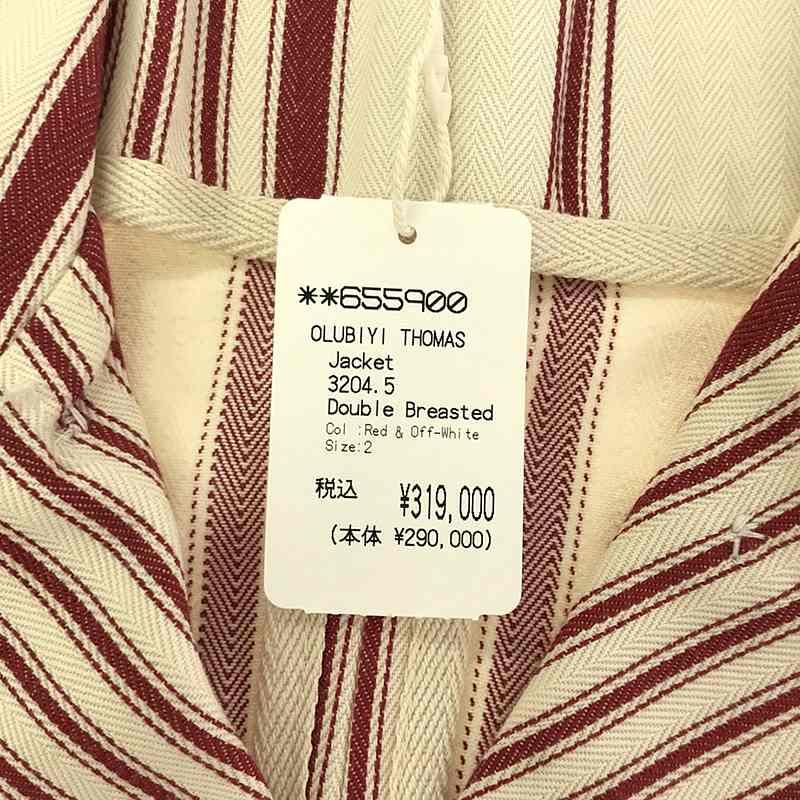 美品】 OLUBIYI THOMAS / オルヴィトーマス | 2023SS double breasted