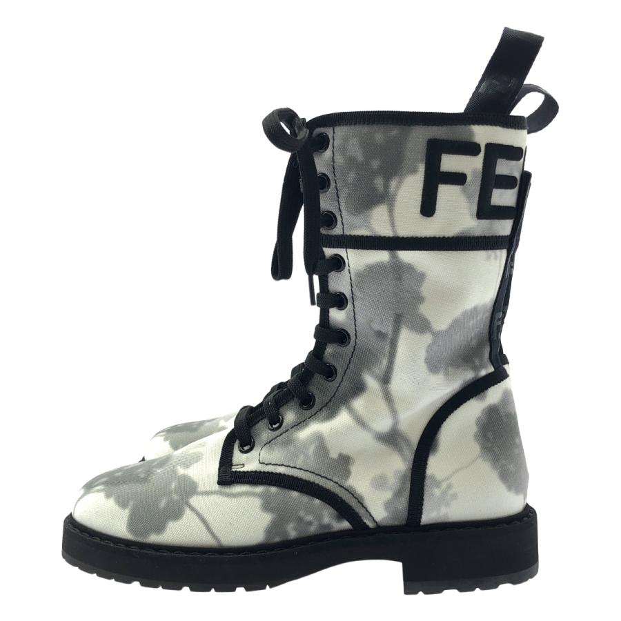 フェンディ ブーツ 美品 美品 フェンディ 8T8068 カーフスキン