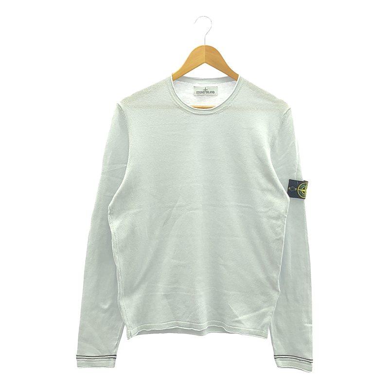 STONE ISLAND / ストーンアイランド | コットンクレープ クルーネック 