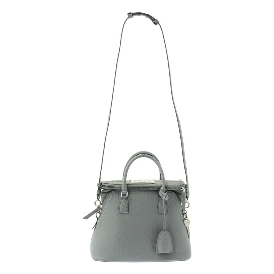 【美品】  Maison Margiela / メゾンマルジェラ | 2023AW | 5AC MINI / 2way ショルダー付き レザー ハンドバッグ | black | レディース Maison Margiela（メゾンマルジェラ） | 2023SS | 5AC MINI 2WAY