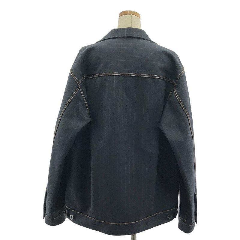 ジャケット・アウター sacai [24SS] Chalk Stripe Bonding Jacket sacai(サカイ) 24SS Chalk Stripe Bonding Jacket チョーク