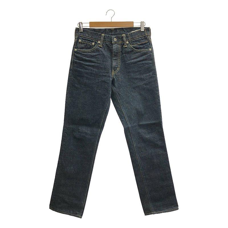 visvim / ビズビム | social sculpture denim / レザーパッチ ソーシャル スカルプチャー デニム パンツ | 30 | インディゴ | メンズ visvim（ヴィズヴィム） visvim / ビズビム | social sculpture denim