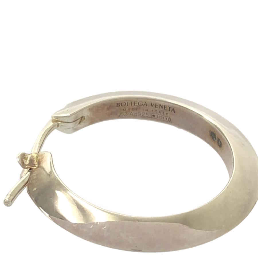 BOTTEGA VENETA ボッテガ ヴェネタ　シルバー　フープピアス BOTTEGA VENETA / ボッテガヴェネタ シルバー フープ ピアス : KLD