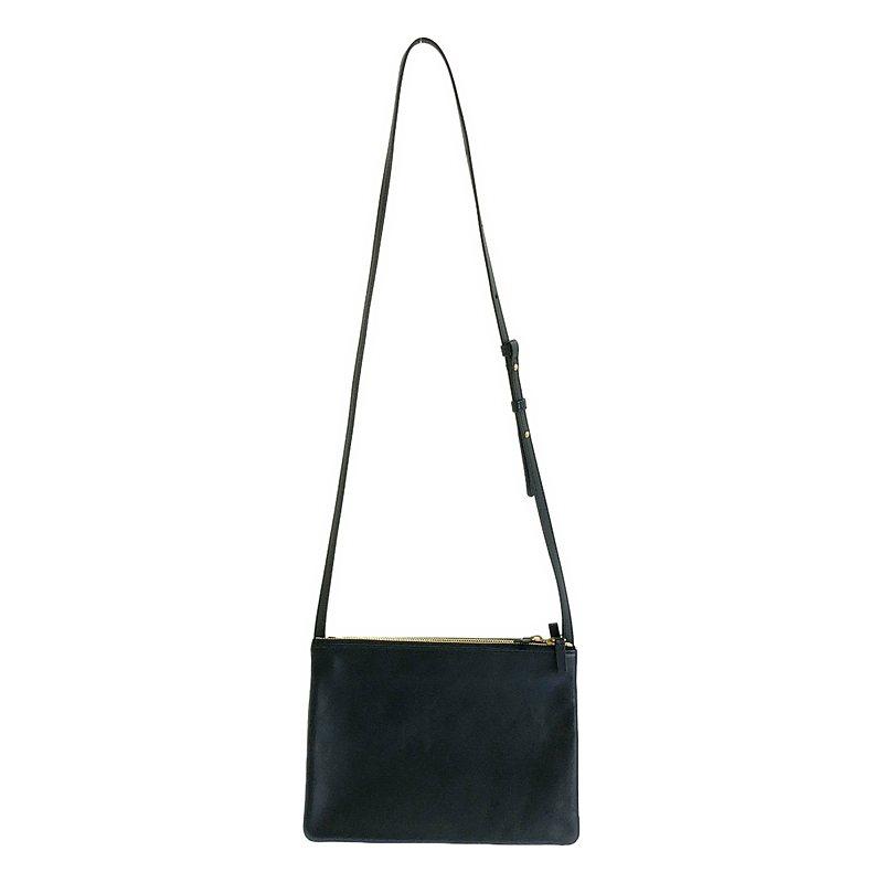 セリーヌ　トリオ　ショルダー　ブラック CELINE 【美品】 / セリーヌ | Trio Bag トリオ レザー