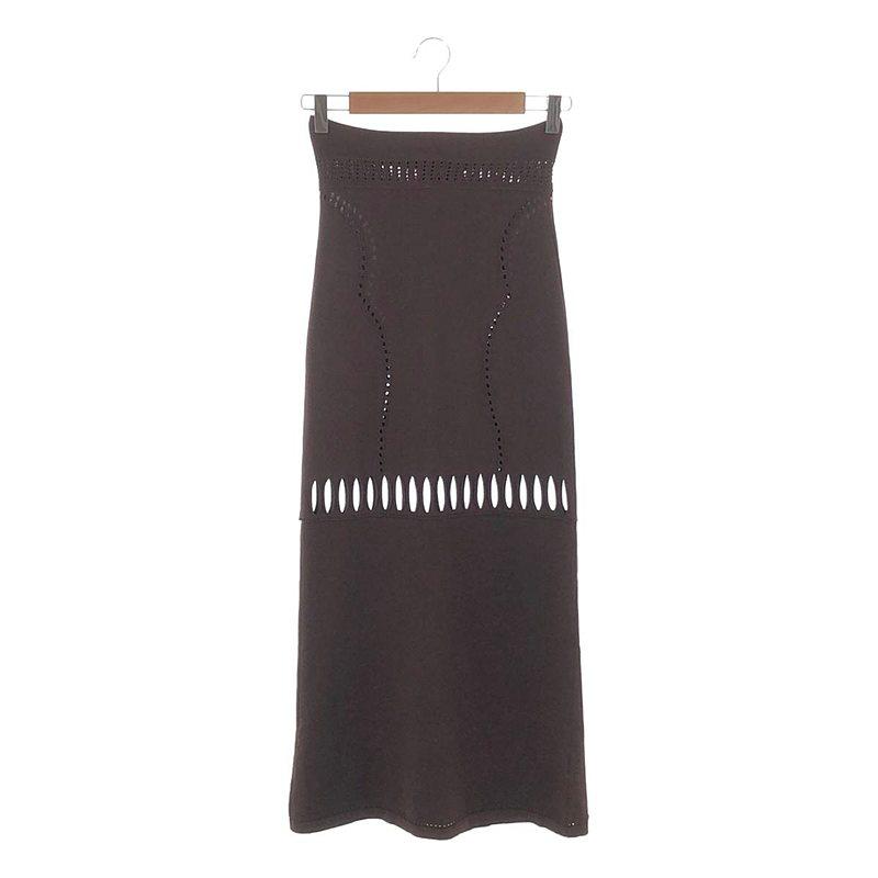 美品】 FETICO / フェティコ | 2024SS MESH KNIT MAXI SKIRT 美品】 FETICO / フェティコ | 2024SS MESH KNIT MAXI SKIRT