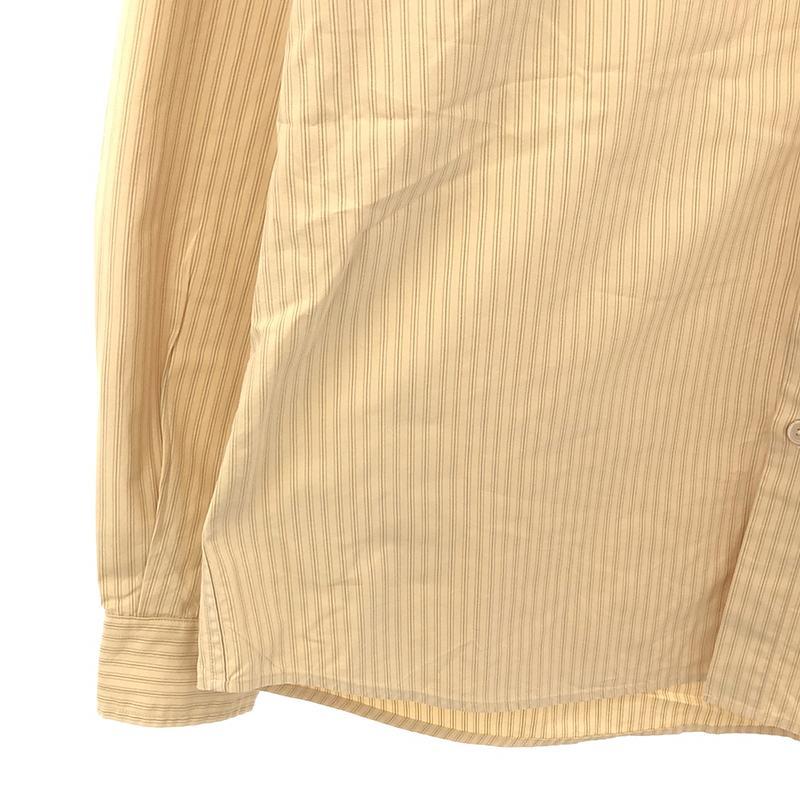 AURALEE / オーラリー | WASHED FINX TWILL BIG SHIRTS ウォッシュドフィンクスツイル ビッグシャツ | 3 | アイボリーストライプ｜kldclothing｜03