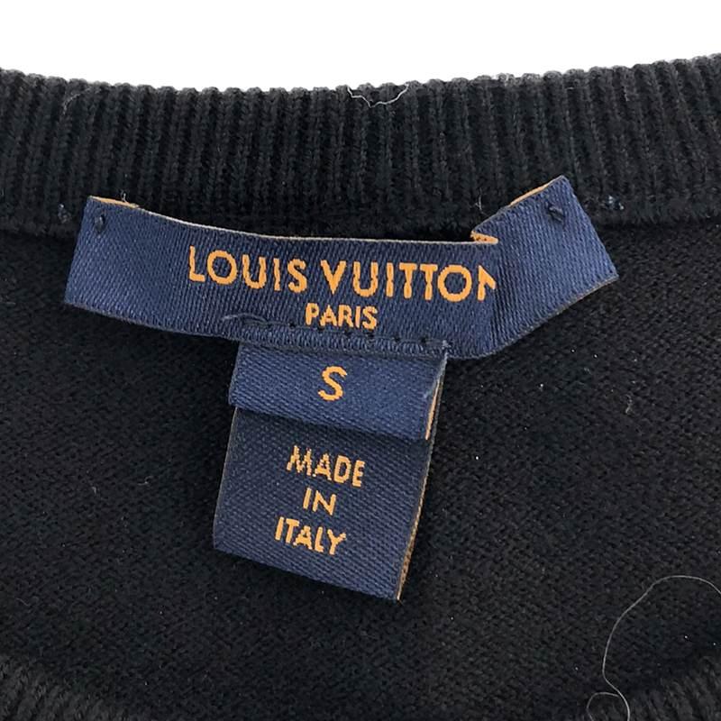 【美品】  Louis Vuitton / ルイヴィトン | 2022SS | LVヴィテス ニットワンピース | S | ブラック/ホワイト | レディース｜kldclothing｜05