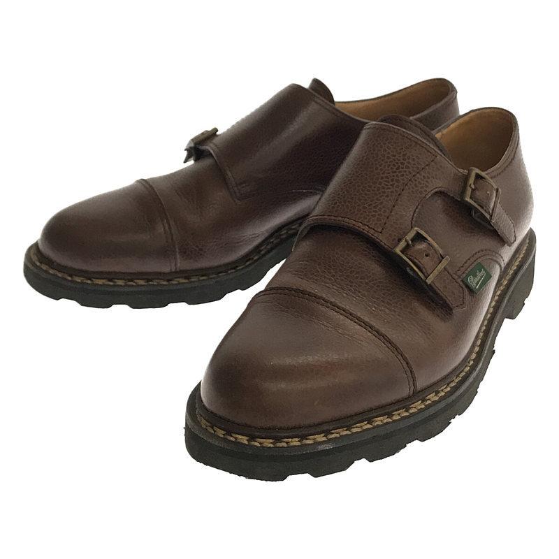 Paraboot / パラブーツ | 9089 WILLIAM モンクストラップ レザー シューズ 革靴 | 7 1/2 | ブラウン | メンズ  :uyy0s6lz59wc:KLD ヤフーショッピング店 - 通販 - Yahoo!ショッピング