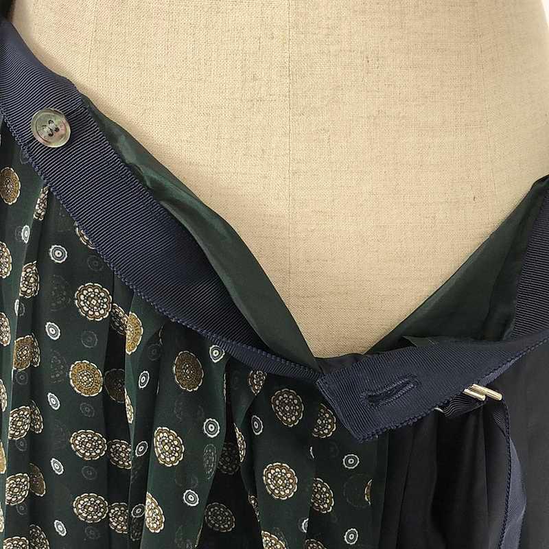 sacai（サカイ） 【美品】 | 2021SS | 小紋柄プリント プリーツ ラップ