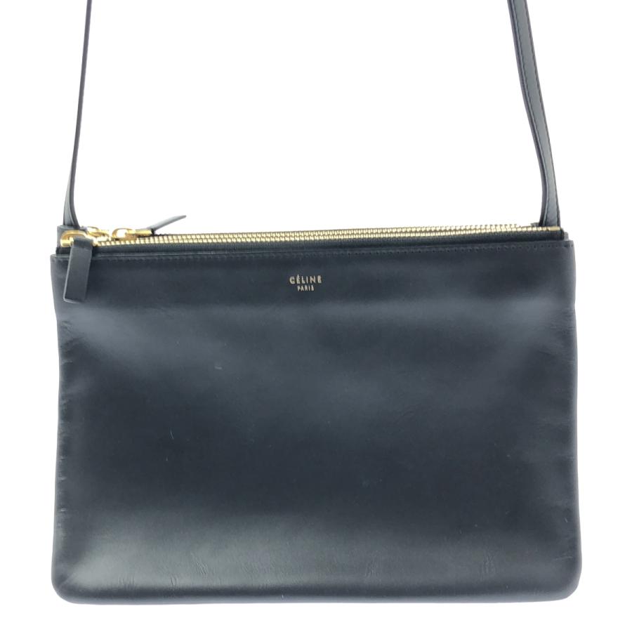CELINE セリーヌ トリオ ショルダーバッグ ブラック フィービー CELINE / セリーヌ | by Phoebe Philo フィービー トリオ ラージ