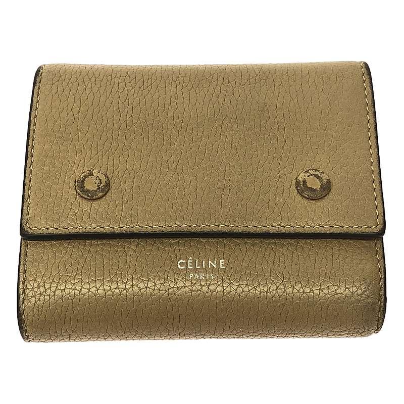 CELINE フィービー　レザー　二つ折り財布 CELINE / セリーヌ | フィービー期 レザー コンパクト
