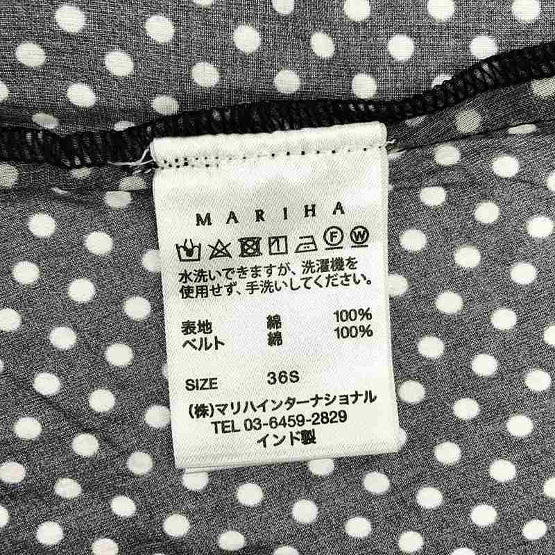 MARIHA（マリハ） | 小鳥の歌のドレス ドット ノースリーブワンピース