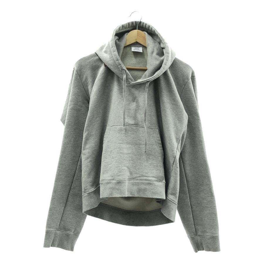 VETEMENTS / ヴェトモン | 2018AW | バックロゴ プリント プルオーバー パーカー | XS | グレー | メンズ VETEMENTS / ヴェトモン | 2018AW バックロゴ プリント プルオーバー