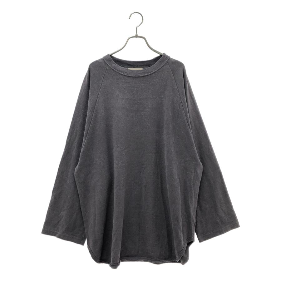 blurhms / ブラームス C/Silk Nep Baseball Raglan Tee コットン