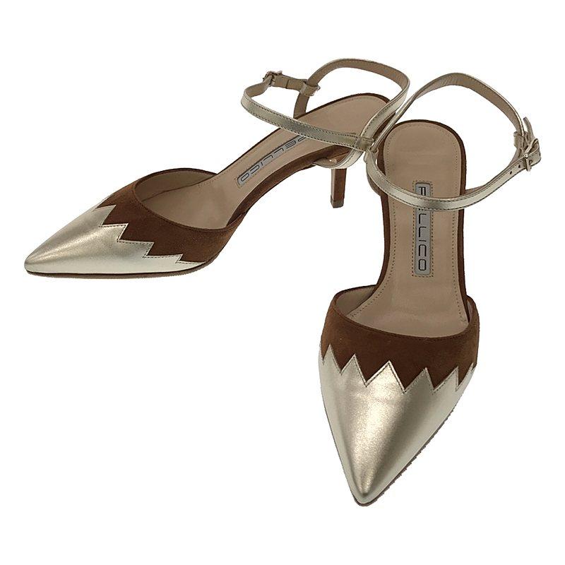 美品PELLICO ブラウン ハイヒールパンプス 37.5 美品PELLICO ブラウン ハイヒールパンプス 37.5