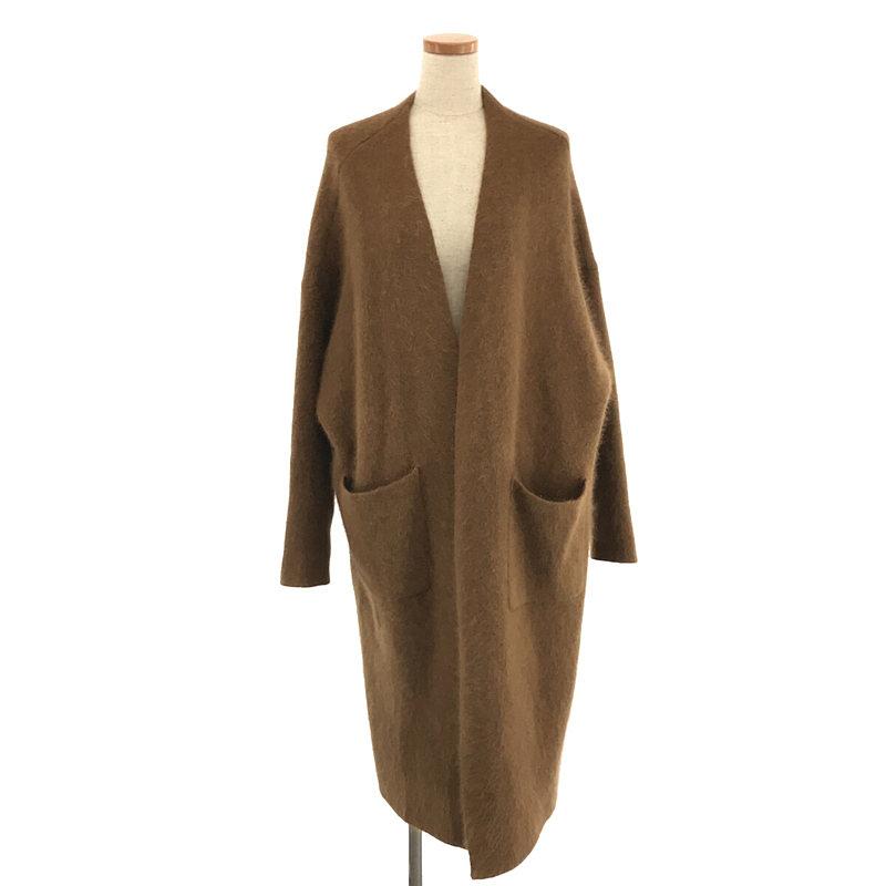 mizuiroind / ミズイロインド | アンゴラ混 シャギー ニット ロング