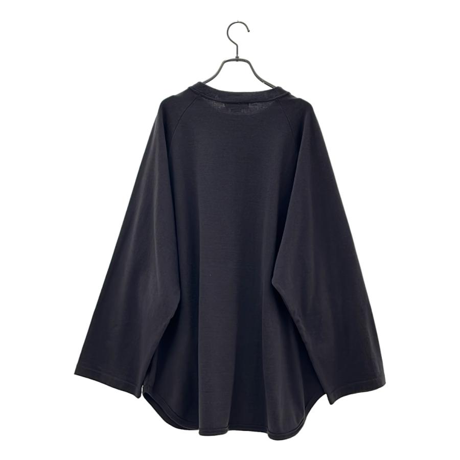 blurhms / ブラームス C/Silk Nep Baseball Raglan Tee コットン