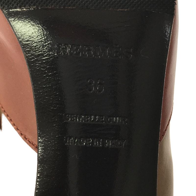 美品】 HERMES / エルメス | イタリア製 バイカラー レザー ブーティ