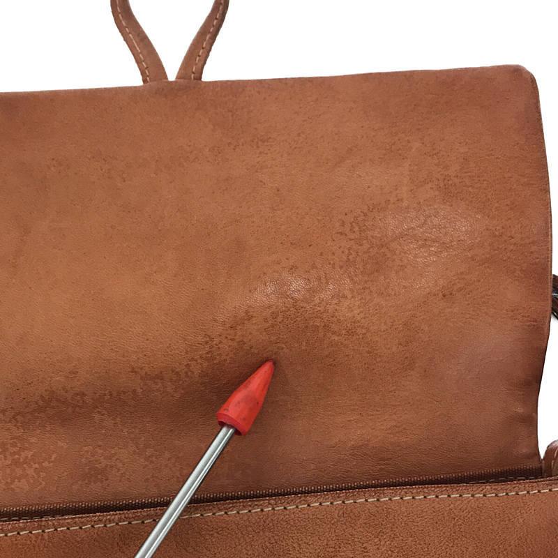 IL BISONTE / イルビゾンテ | トグルボタン レザーショルダーバッグ | ブラウン | レディース IL BISONTE（イルビゾンテ） | トグルボタン レザーショルダーバッグ