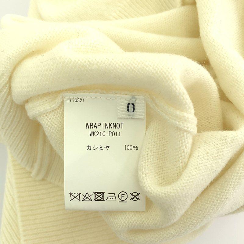WRAPINKNOT - WRAPINKNOT / ラッピンノット | × COZ cashmere 100％ / カシミヤ ハート クルーネック ニット | 0 | オフホワイト | レディース WRAPINKNOT / ラッピンノット | × COZ cashmere 100％ カシミヤ