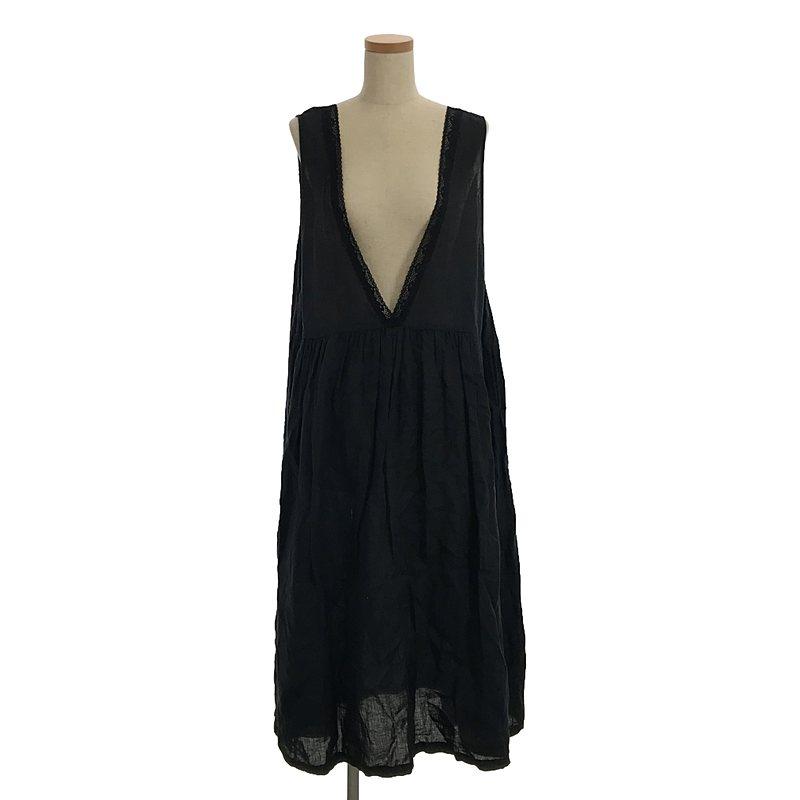 nest robe / ネストローブ | レース エプロンワンピース | F  