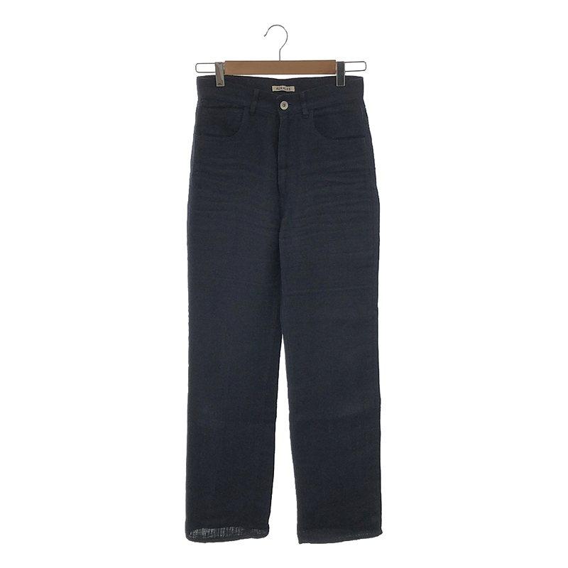 AURALEE オーラリー リネンダブルフェイス5Pパンツ AURALEE / オーラリー | 2020SS LINEN DOUBLE FACE 5P PANTS