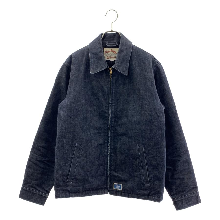 CALEE（キャリー） デニム ジップアップ キルティングジャケット : KLD