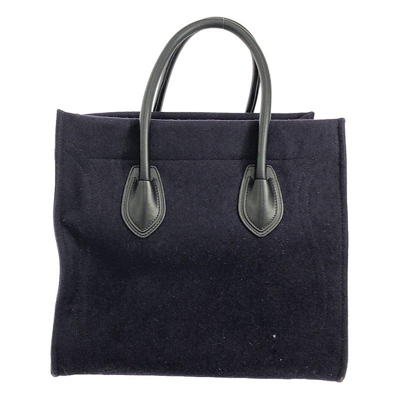 ❣️セリーヌラゲージファントム❣️トートバック❣️イタリア製❣️オールレザー❣️ネイビー❣️ CELINE / セリーヌ | ラゲージ ファントム ウールフェルト