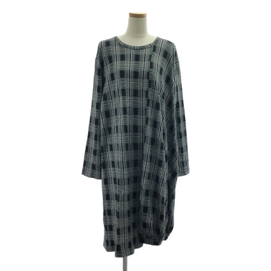 y's ワイズ ヨウジヤマモト☆ チェックアシンメトリワンピース ワイズ