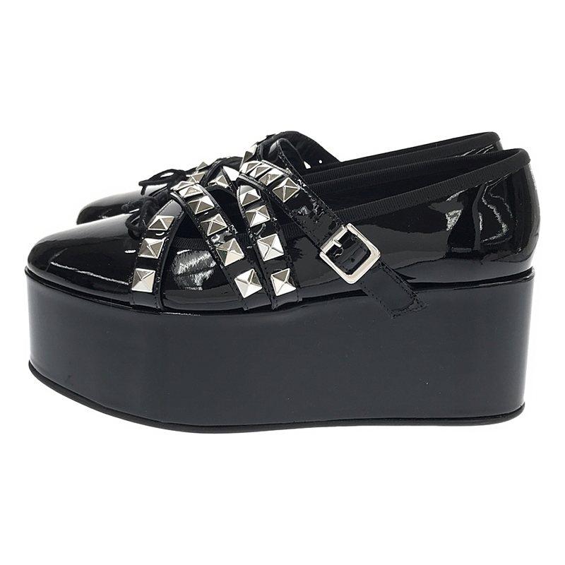 Noir Kei Ninomiya × repettoグリッターバレエシューズ