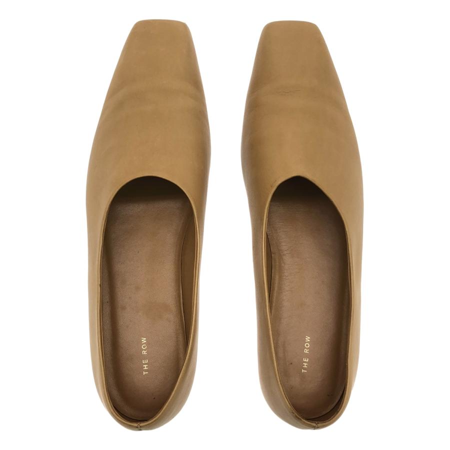 【新品未使用】THE ROW スクエアトゥパンプス 37 (裏張り済み) 新品未使用】THE ROW スクエアトゥパンプス 37 (裏張り済み