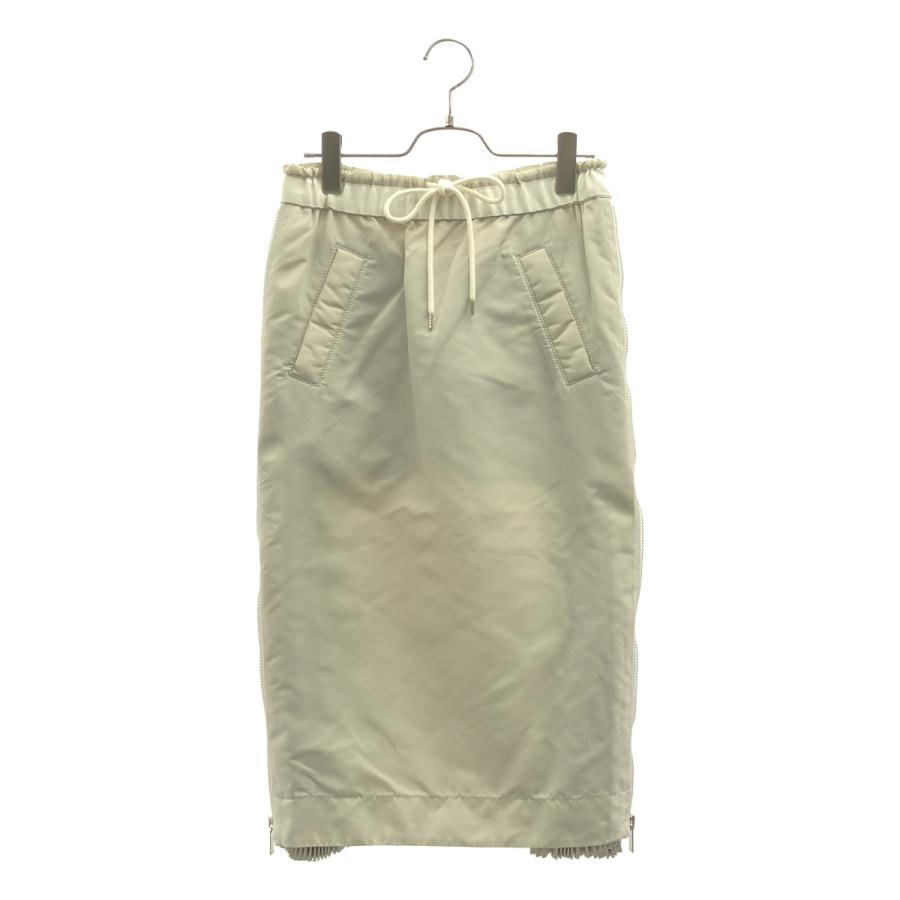 sacai スカート　ナイロン　プリーツ　サカイ　ボトムス sacai（サカイ） Nylon Twill Skirt サイドジップ プリーツスカート