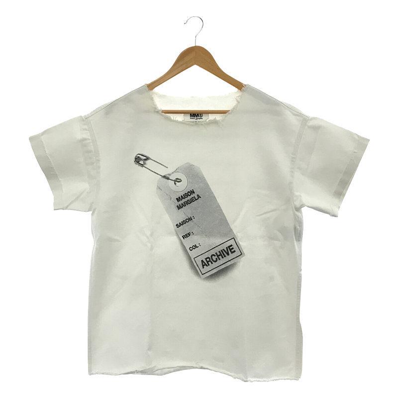 極美品 MM6 エムエムシックス カットソー　プルオーバー メゾンマルジェラ Tシャツ/カットソー(半袖/袖なし)