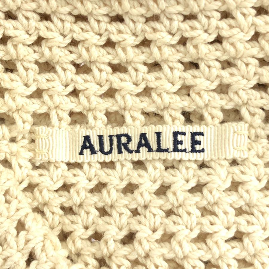 AURALEE（オーラリー） HAND CROCHET KNIT HALF SLEEVED SHIRT ハンド