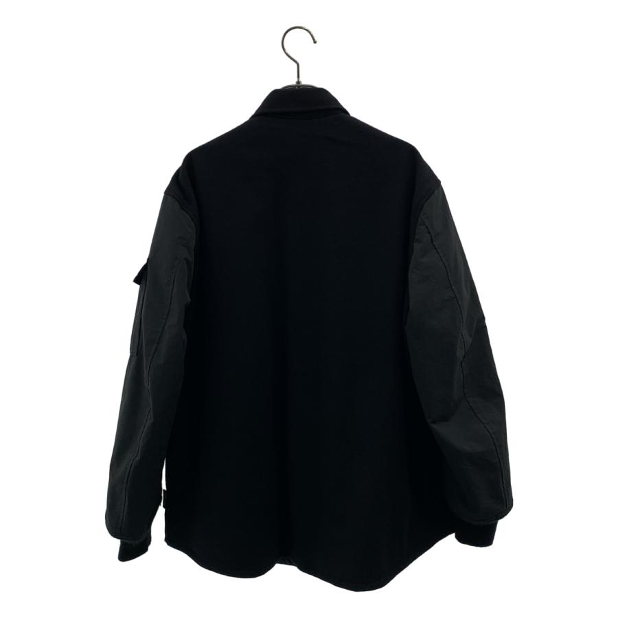 【コムデギャルソンオム】ウールナイロン切替ニットジャケット COMME des GARCONS HOMME / コムデギャルソンオム ウール ナイロン切替