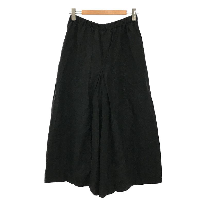 JOURNAL STANDARD / ジャーナルスタンダード 2021SS リネン タックキュロット パンツ 38 ブラック
