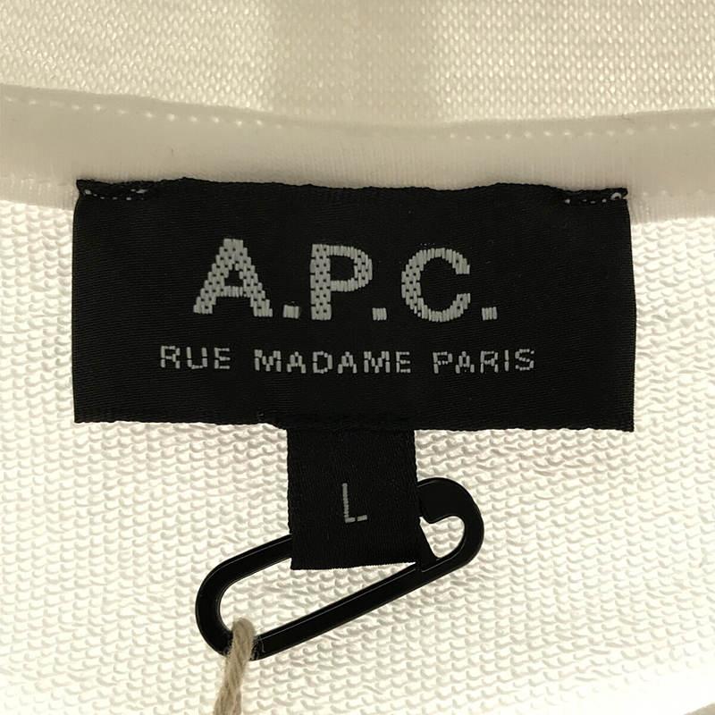 A.P.C. / アーペーセー | × Sho Shibuya スプラッシュ ロゴ プリント スウェット | L | ホワイト | メンズ｜kldclothing｜05