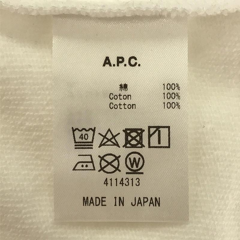 A.P.C. / アーペーセー | × Sho Shibuya スプラッシュ ロゴ プリント スウェット | L | ホワイト | メンズ｜kldclothing｜06