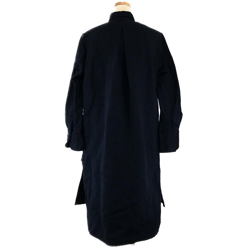 美品】 sus-sous | インディゴ コットン リネン スリット ロング  