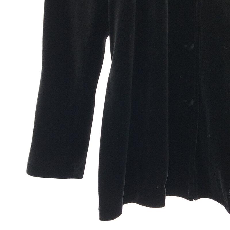 【美品】  foufou / フーフー | THE DRESS #25 velour button blouse ブラウス | ブラック | レディース｜kldclothing｜03