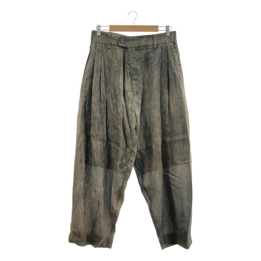 ziggy chen / ジギーチェン CLASSIC PLEATED WIDE TROUSERS タック